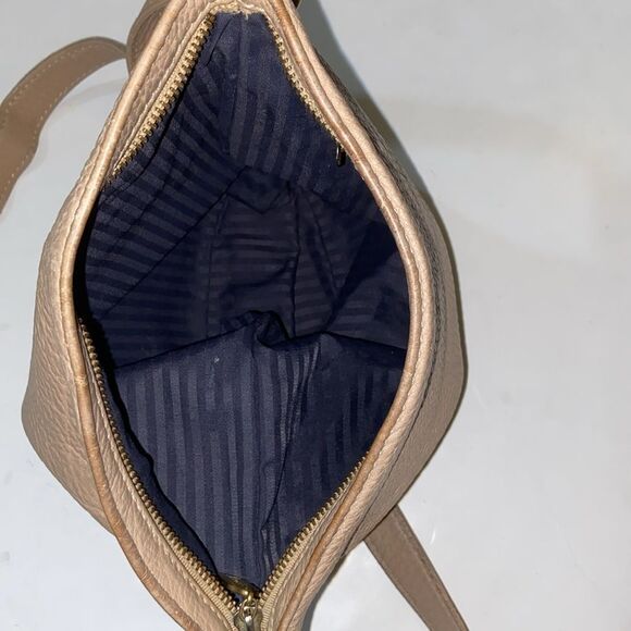 VTG Coach #4907 Sonoma Small Bucket Zip In Natural Grain Leather Cross Body Bag - Picture 13 of 16